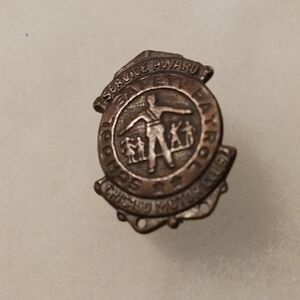 Bronze School Safety Patrol Service Award Pin
